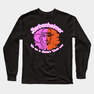 Barbenheimer in Barbie's World Long Sleeve T-Shirt